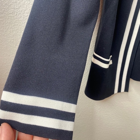 NWT Pendleton open-front sweater women's M black and white silk blend - Picture 5 of 9